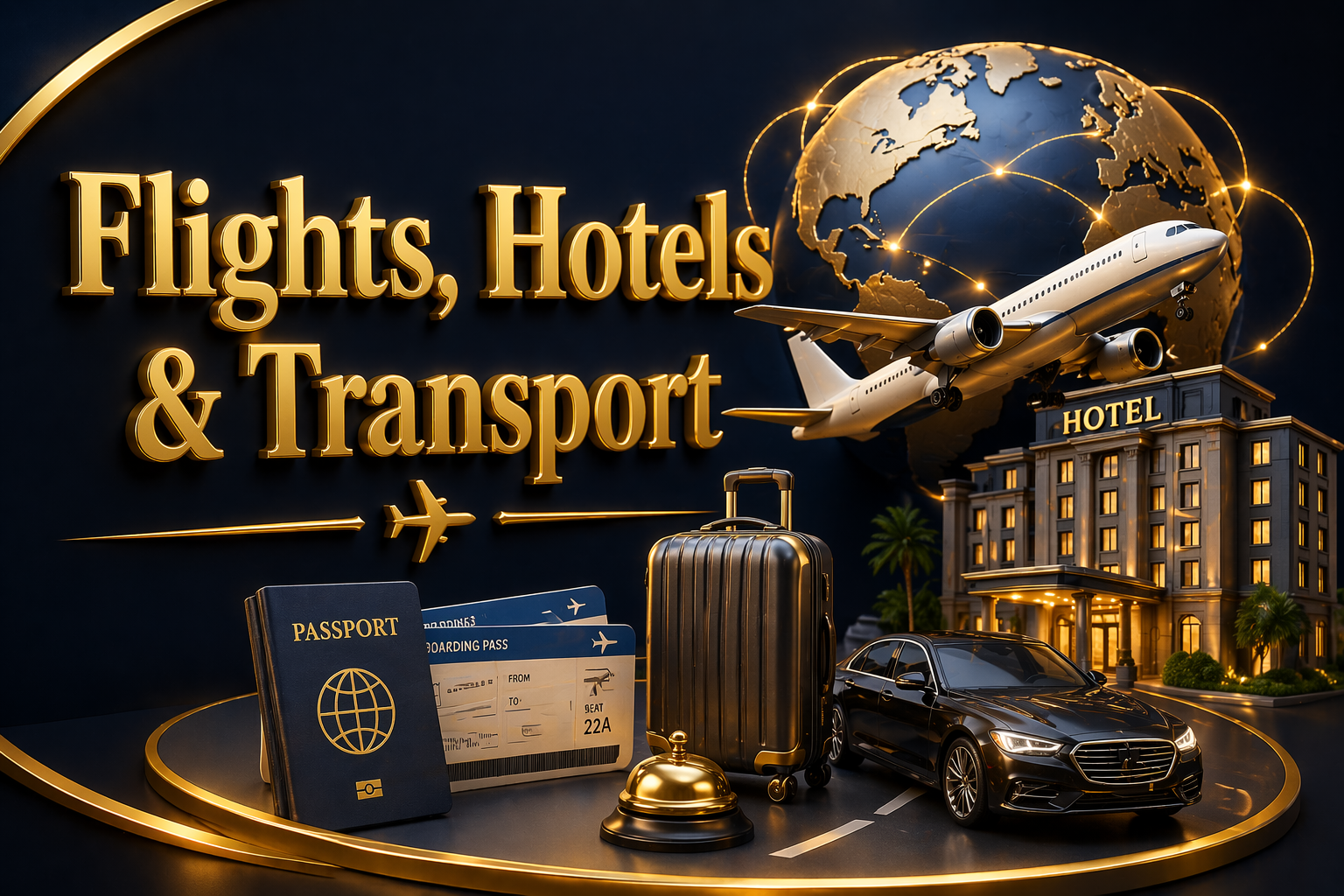 Flights, Hotels & Transport Services